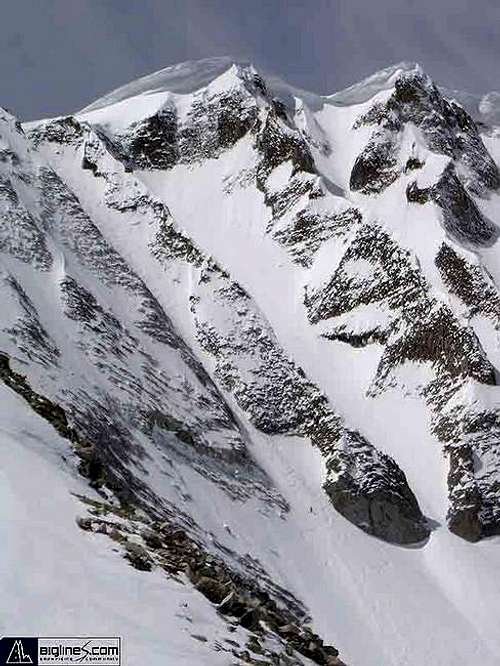 Mt. Sopris. Skiing the...