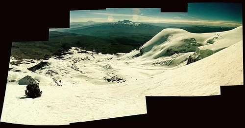 Descending with Nevado...