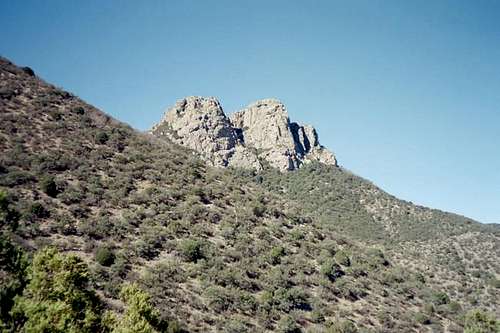 A view of the Dos Cabezas...