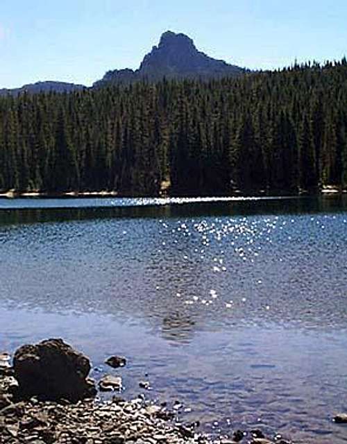 Mount Yoran from Vivian Lake.