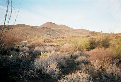 A view of Carnegie Peak.