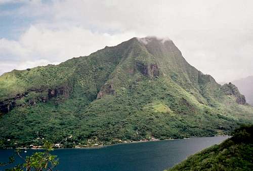 Looking east across Opunohu...