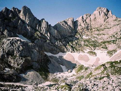  Lucin Vrh (2396 m) on left...