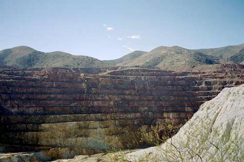The Lavender Pit in Bisbee.