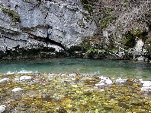 Radika river that forms the...