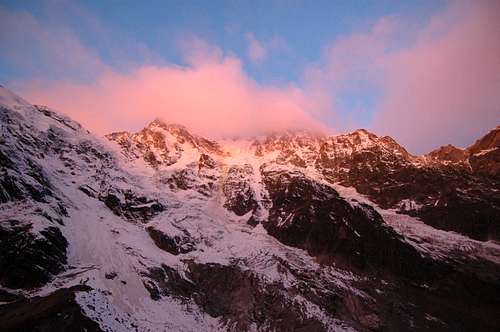 Monte Rosa at 7 AM