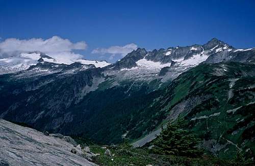 From above Cascade Pass...