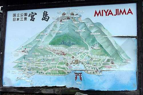 Map of island (in Japanese)