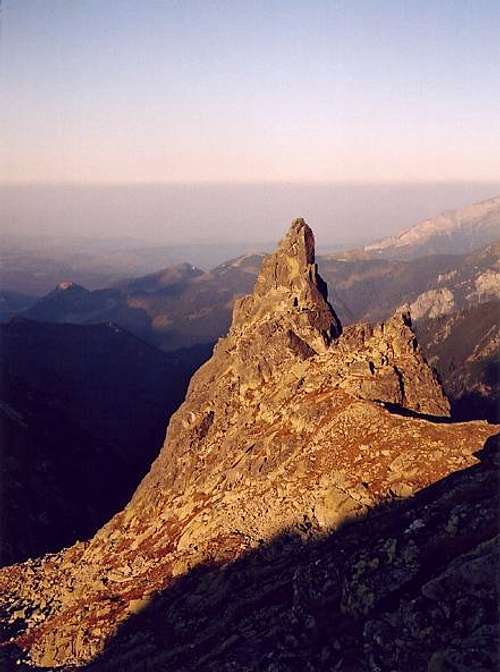 Mnich (The Monk) crag from...