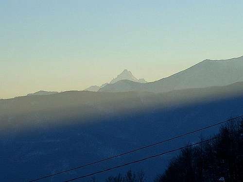 Monviso seen from Celle, a...