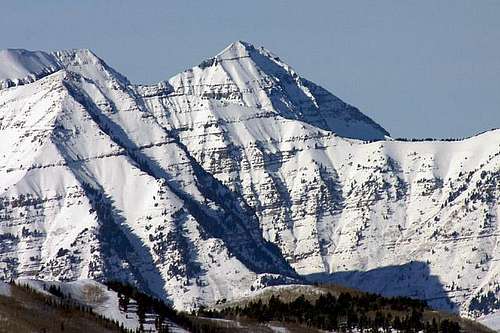 North Timpanogos, one of the...
