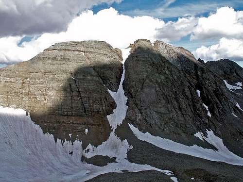 Conundrum Peak from SE Ridge...