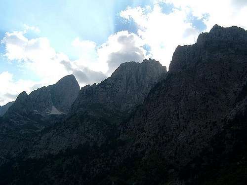Peaks above Ropojana