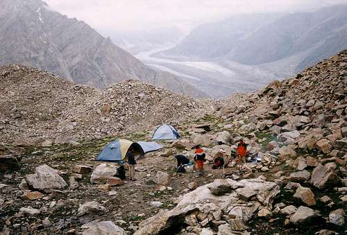 Rupal Peak's base camp is...