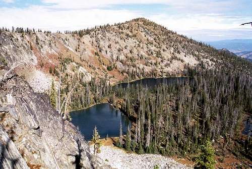 This is Twin Lakes Basin from...