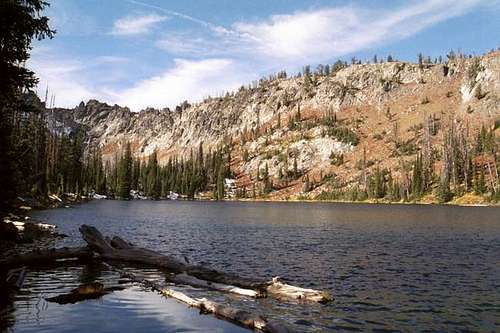 Upper Twin Lake is the middle...