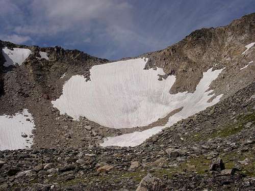 A nice little patch of snow...