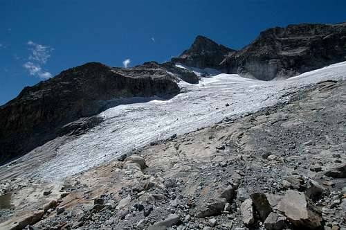 Pic Gény and Plaret glacier