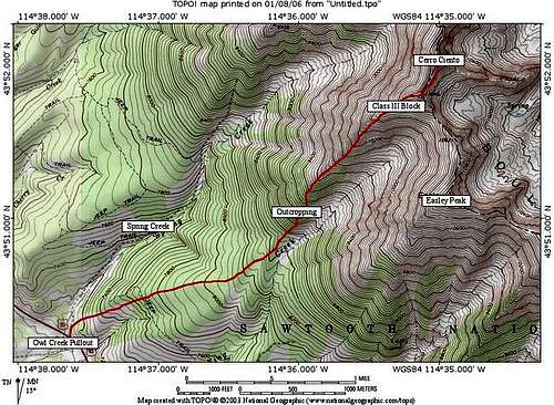 South Ridge (winter ascent)