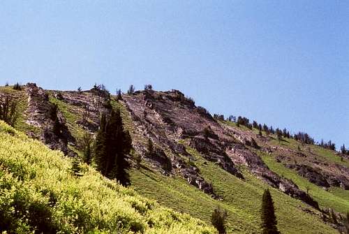 Part of the east slope from...