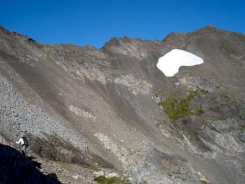 The summit from the northwest