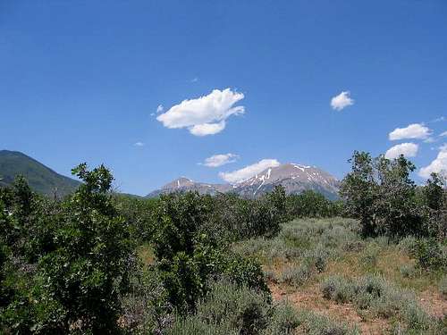 Mt. Peale as seen from the...