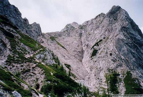 Summit ridge of Reisskofel....