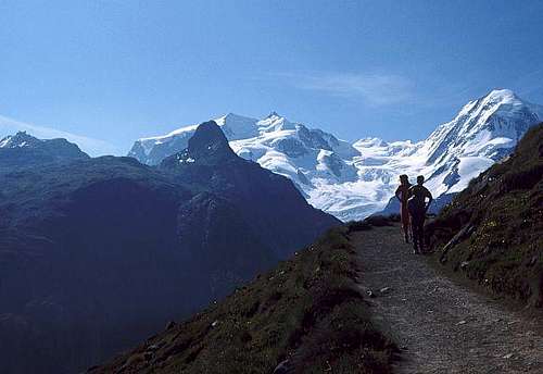 Monte Rosa massif and...
