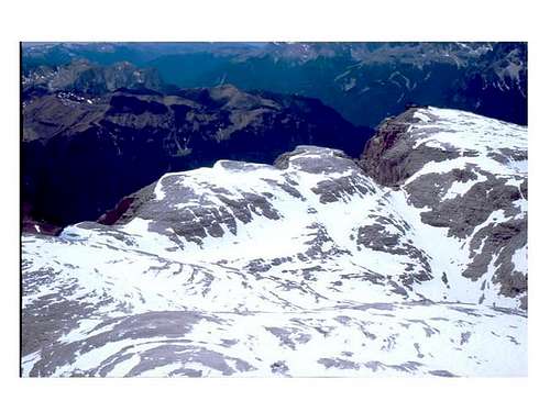 A view from the summit of Piz...