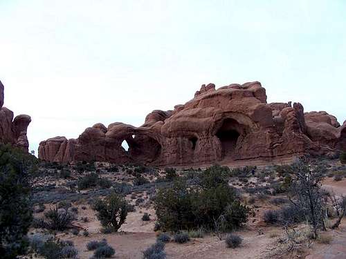 View of Double Arch and the...