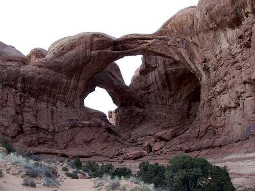 Double Arch is at the eastern...