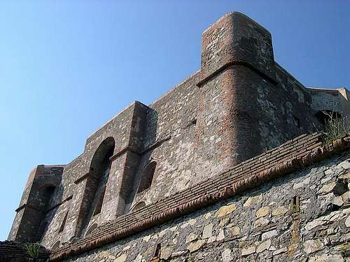 A detail of the Diamante fortress
