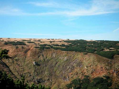 The southern slopes above the...