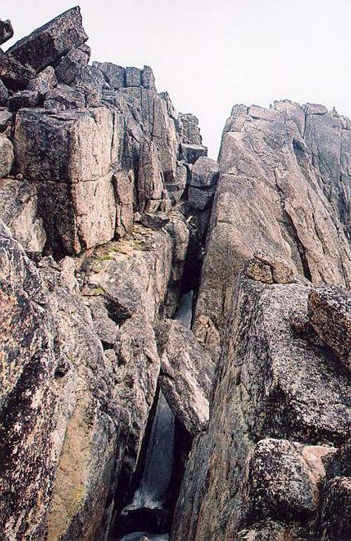 View of the famed chasm near...
