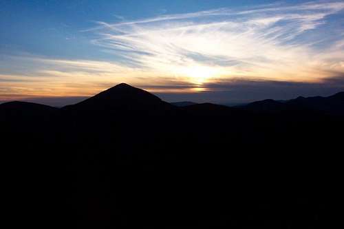 Sunset picture of Mt. Marcy...