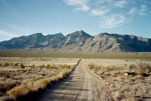 A view of Big Hatchet Peak...