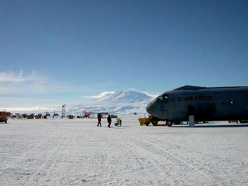 Mount Erebus as seen from...