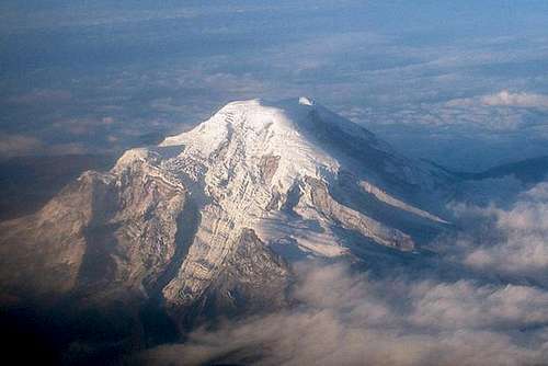 Chimborazo from the air....