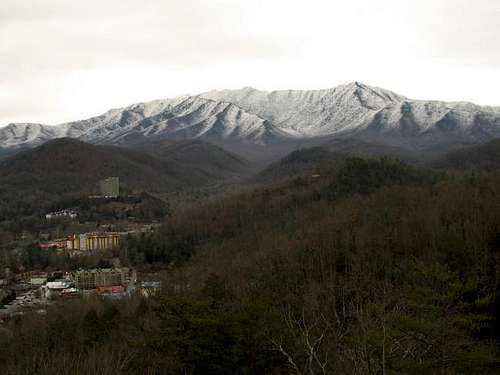 Mt. LeConte towers nearly a...