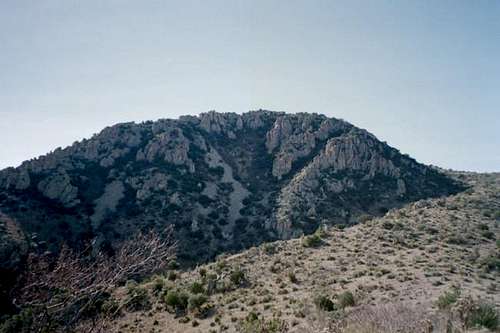 A view of Gray Mountain in...