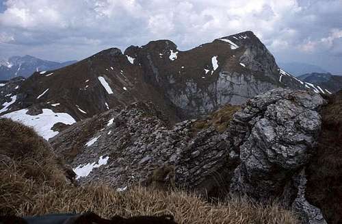 Hochiss (2299 m) from south...