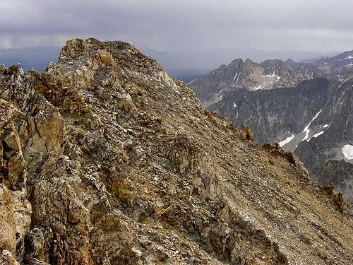 The eastern part of the ridge...
