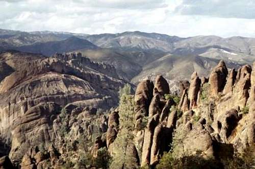 A view overlooking Pinnacles...