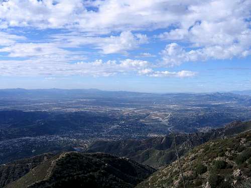 San Fernando Valley from the...