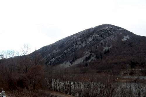 Mt Tammany's cliffs from...