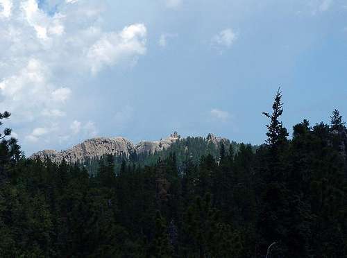 Harney Peak from along Trail...