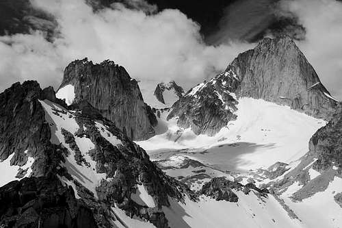 Bugaboo Spire (right) and...