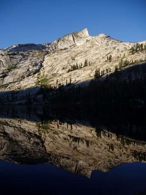 Tresidder Peak reflected in...