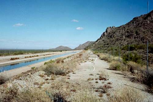 A view of the CAP canal near...