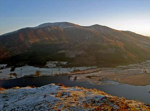 A dawn over Skiddaw from the...